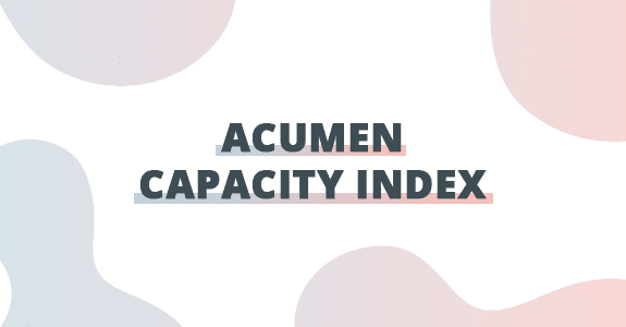 Acumen Capacity Index Profile