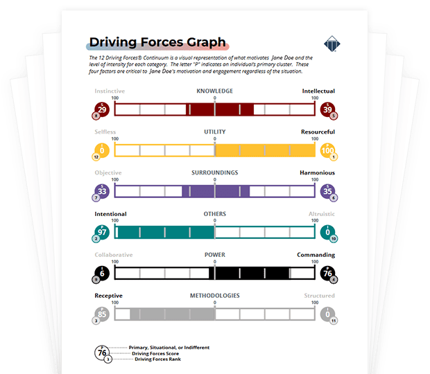 TriMetrix® DNA - Driving Forces Profile